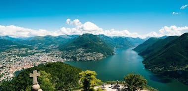 Leiðsögn um Lugano-hérað frá Lugano til Monte San Salvatore með kláf