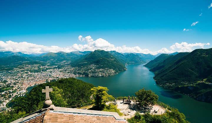 Lugano Region Guided Excursion from Lugano to Monte San Salvatore by funicular 