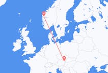 Flyg från Førde, Norge till Vienna, Österrike