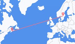 Flyrejser fra Halifax, Canada til Örebro, Sverige