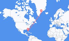 Loty z Key West, Stany Zjednoczone do Kulusuka, Grenlandia