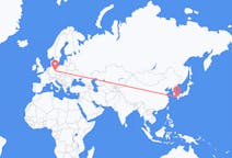 Flyg från Nagasaki, Japan till Leipzig, Tyskland