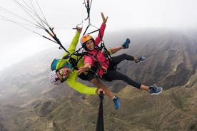 最好的飞行员团队在特内里费岛进行高级滑翔伞：情感和安全