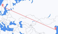 Рейсы из Яньчэна, Китай в Эстерсунд, Швеция