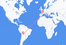 Flights from Tarija, Bolivia to Rodez, France