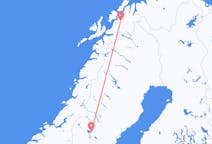 Flights from Andselv, Norway to Östersund, Sweden