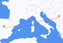 Flyg från Madrid, Spanien till Kraljevo, Serbien