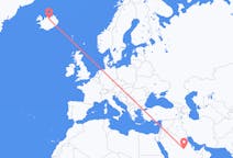 Flüge von Riad, Saudi-Arabien nach Akureyri, Island
