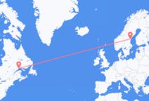 Fly fra Sept-Îles til Sundsvall