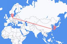 Flyg från Tokunoshima, Japan till Berlin, Maryland, Tyskland