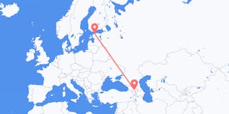 Flyg från Georgien till Estland