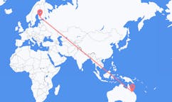 Flights from Moranbah, Australia to Tampere, Finland