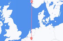 Flyg från Stavanger, Norge till Liege, Belgien