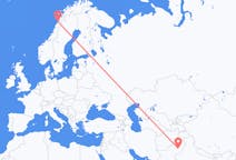 Flights from Multan, Pakistan to Bodø, Norway