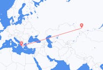 Flights from Gorno-Altaysk, Russia to Cephalonia, Greece