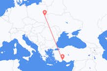 Flug frá Lublin til Antalya