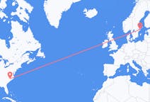 Flights from Fayetteville to Stockholm