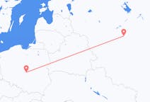 Flüge von der Stadt Moskau in die Stadt Łódź