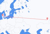 Fly fra Magnitogorsk til Billund