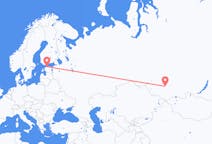 Fly fra Novokuznetsk til Tallinn