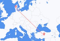 Flights from Billund, Denmark to Kayseri, Turkey