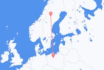 Flyreiser fra Vilhelmina, Sverige til Bydgoszcz, Polen