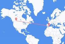 Flyreiser fra Calgary, Canada til Murcia, Spania