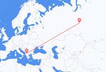 Flights from Nizhnevartovsk, Russia to Ohrid, Republic of North Macedonia