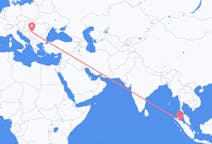 Flyg från Medan, Indonesien till Belgrad, Serbien