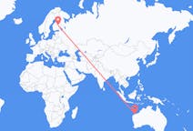 Flights from Karratha, Australia to Kuopio, Finland