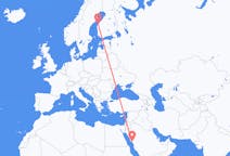 Flights from Yanbu, Saudi Arabia to Vaasa, Finland