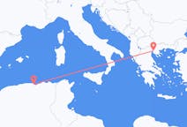Vluchten van Béjaïa, Algerije naar Thessaloniki, Griekenland