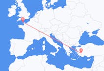Fly fra Alderney til Denizli