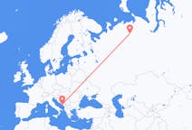 ตั๋วเครื่องบินจากเมืองUsinskไปยังเมืองดูบรอฟนีก