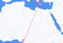 Flights from Douala, Cameroon to Chania, Greece