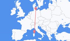 Flyrejser fra Olbia, Italien til Lübeck, Tyskland