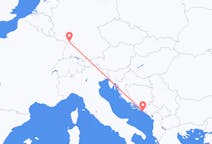 Flyg från Dubrovnik, Kroatien till Karlsruhe, Tyskland