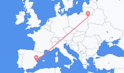 Flights from Grodno, Belarus to Valencia, Spain