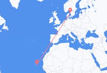从薩爾島飞往哥德堡的航班