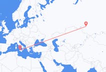 เที่ยวบิน จาก โนโวซีบีสค์, รัสเซีย ไปยัง ปาแลร์โม, อิตาลี