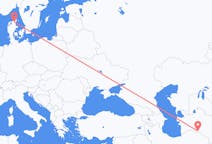 Flights from Ashgabat to Aalborg
