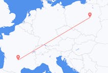 Flights from Aurillac, France to Warsaw, Poland