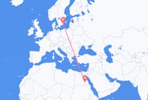 Flights from Aswan, Egypt to Kalmar, Sweden