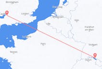 Flyreiser fra Bristol, England til Friedrichshafen, Tyskland