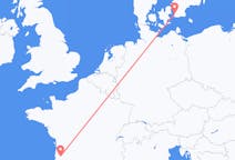 出发地 瑞典从 马尔默目的地 法国波尔多的航班