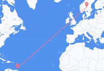 Flyrejser fra St George's, Grenada til Rörbäcksnäs, Sverige