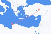 리비아 벵가지 출발, 터키 네브셰히르 도착 항공편