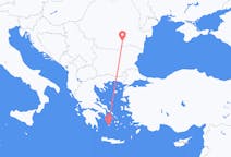 Vols de Bucarest, Roumanie vers Milos, Grèce