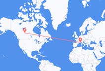 Flights from Fort McMurray, Canada to Nice, France