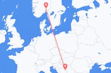 Flyreiser fra Tuzla, Bosnia-Hercegovina til Oslo, Norge